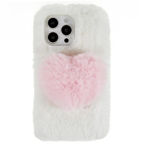Other - Coque en TPU peluche pelucheuse motif cœur d'amour pour votre iPhone 14 Pro Max - blanc Other  - Coque, étui smartphone