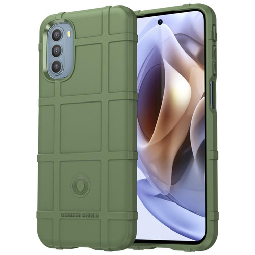 Other - Coque en TPU quadrillage carré, anti-rayures vert pour votre Motorola Moto G31/G41 Other  - Accessoire Smartphone