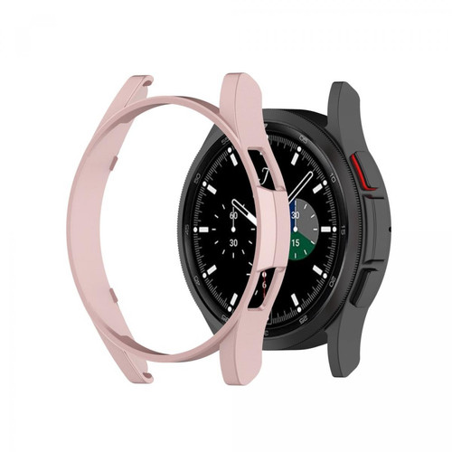 Other - Coque en TPU semi-évidé, anti-rayures or rose pour votre Samsung Galaxy Watch4 Classic 46mm Other  - Objets connectés