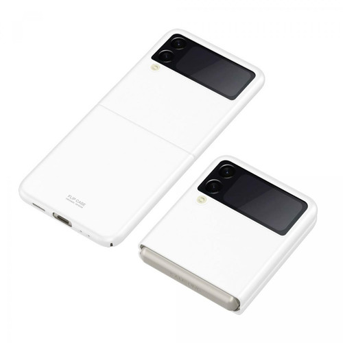 Other - Coque en TPU skin touch blanc pour votre Samsung Galaxy Z Flip3 5G Other  - Accessoires Samsung Galaxy Accessoires et consommables