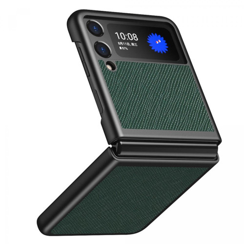 Other - Coque en TPU texture croisée vert pour votre Samsung Galaxy Z Flip3 5G Other  - Coque Galaxy S6 Coque, étui smartphone