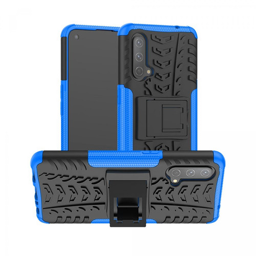Other - Coque en TPU texture de pneu, antichoc avec béquille bleu pour votre OnePlus Nord CE 5G Other - Coque iphone 5, 5S Accessoires et consommables