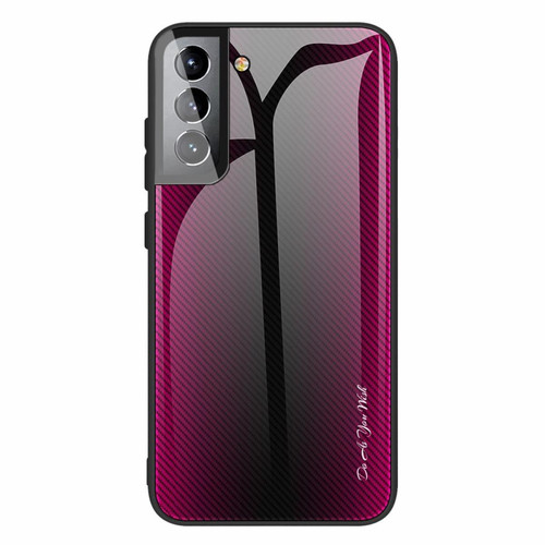 Other - Coque en TPU texture en fibre de carbone rose pour votre Samsung Galaxy S22 5G Other  - Accessoires Samsung Galaxy S Accessoires et consommables