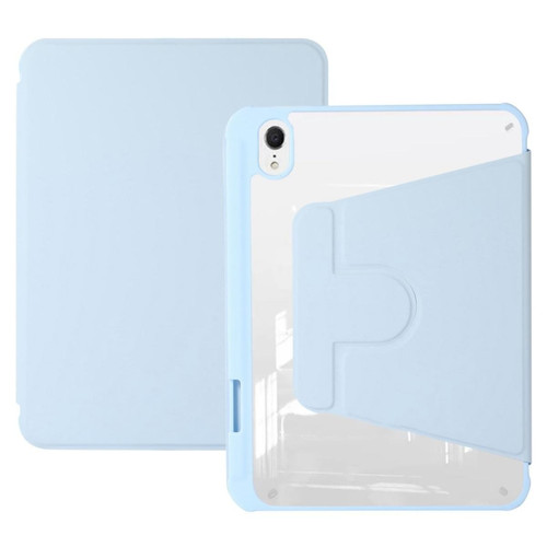 Other - Etui en PU + TPU anti-chute avec béquille rotative pour votre iPad mini (2021) - bleu clair Other  - Housse, étui tablette