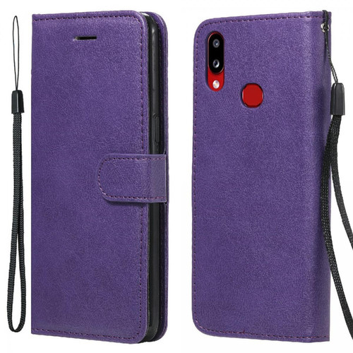 Other - Etui en PU + TPU antichute, avec support et sangle violet pour votre Samsung Galaxy A10s Other  - Coque, étui smartphone