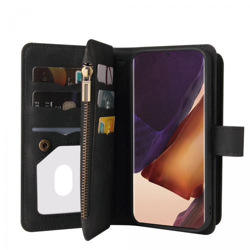 Other - Etui en PU + TPU avec poche zippée et porte-cartes noir pour votre Samsung Galaxy Note20 Ultra Other  - Marchand Magunivers