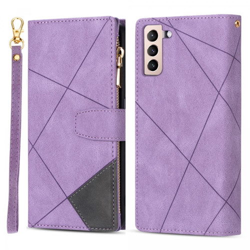 Other - Etui en PU + TPU avec support violet pour votre Samsung Galaxy S21 FE 5G/S21 Fan Edition Other  - Accessoire Smartphone