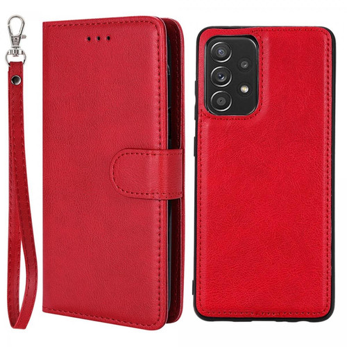 Other - Etui en PU + TPU détachable 2-en-1 avec support rouge pour votre Samsung Galaxy A72 4G/5G Other  - Accessoire Smartphone