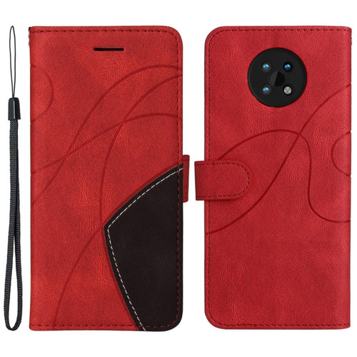 Other - Etui en PU + TPU épissage bicolore avec support, rouge pour votre Nokia G50 Other  - Marchand Magunivers