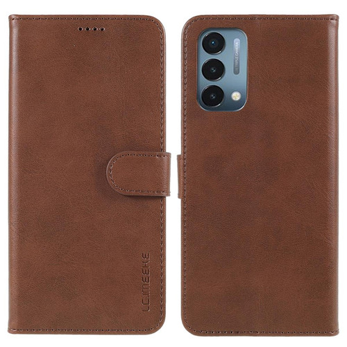 Other - Etui en PU + TPU LC.IMEEKE avec support, marron pour votre OnePlus Nord N200 5G Other  - Marchand Magunivers