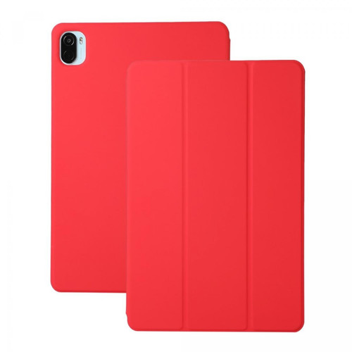 Other - Etui en PU à absorption automatique, à trois volets rouge pour votre Xiaomi Pad 5/5 Pro Other  - Accessoire Tablette