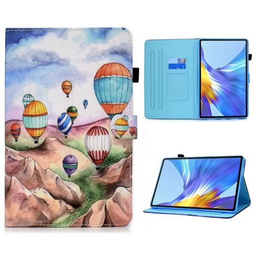 Other - Etui en PU anti-chute, antichoc, motif cousu avec support et porte-cartes pour votre Huawei MatePad 10.4 (2020)/(2022)/Honor V6 - Montgolfière Other  - Accessoire Tablette