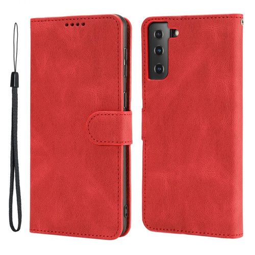 Other - Etui en PU Anti-goutte Fantaisie Classique avec support rouge pour votre Samsung Galaxy S21 FE Other  - Accessoire Smartphone