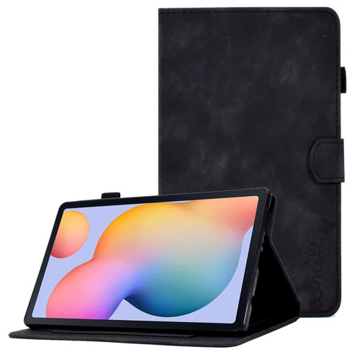 Housse, étui tablette Other Etui en PU anti-rayures avec support et porte-cartes pour votre Samsung Galaxy Tab S6 Lite P610/Tab S6 Lite (2022) - noir