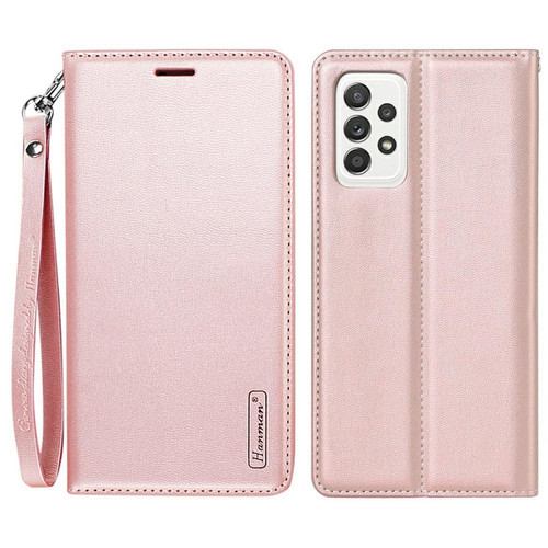 Other - Etui en PU anti-rayures avec support pour votre Samsung Galaxy A52s 5G/A52 5G/4G - or rose Other  - Accessoire Smartphone