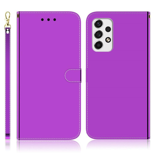 Other - Etui en PU anti-rayures avec support violet pour votre Samsung Galaxy A73 5G Other  - Marchand Magunivers