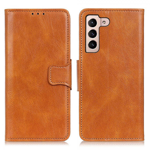 Other - Etui en PU anti-rayures, texture cheval fou avec support marron pour votre Samsung Galaxy S22 Other  - Marchand Magunivers