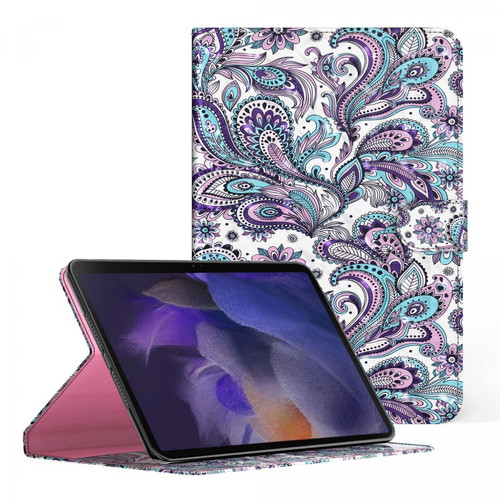 Other - Etui en PU antichoc Impatiens violets pour votre Samsung Galaxy Tab A8 10.5 2021 Other  - Housse, étui tablette