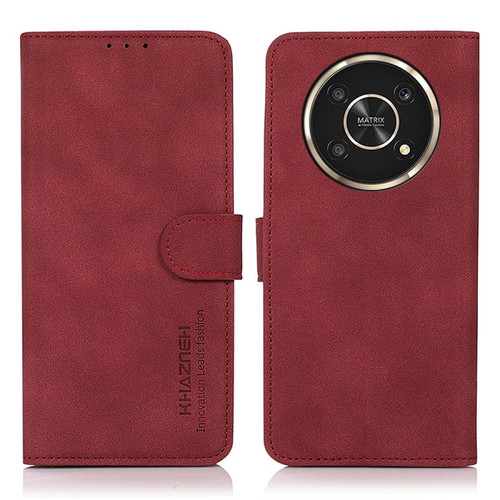 Other - Etui en PU antichoc, magnétique avec support rouge pour votre Honor X30 Other  - Coque, étui smartphone