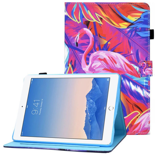 Other - Etui en PU antichoc, motif cousu, fermeture magnétique avec support et porte-cartes pour votre iPad Air (2013)/Air 2/9.7-pouces (2017)/(2018) - oiseau Other  - Accessoire Tablette