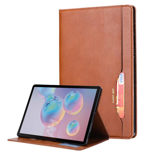 Other - Etui en PU Auto-absorbé avec support marron pour votre Samsung Galaxy Tab S7 Lite/S7 FE (T730/T735/T736B) Other  - Accessoire Tablette