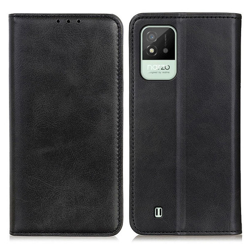 Other - Etui en PU auto-absorbé avec support, noir pour votre Realme Narzo 50i Other  - Accessoire Smartphone