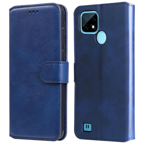 Other - Etui en PU auto-absorbé magnétique avec support, bleu pour votre Realme C21Y/C21/C25Y Other - Accessoire Smartphone Realme