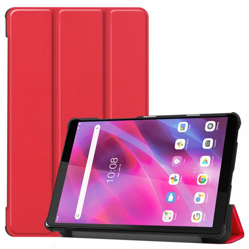 Other - Etui en PU avec support à trois volets rouge pour votre Lenovo Tab M8 (3rd Gen) Other  - Housse, étui tablette
