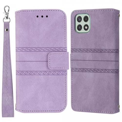 Other - Etui en PU avec support et cordon violet clair pour votre Samsung Galaxy A03 (EU Version) Other  - Marchand Magunivers