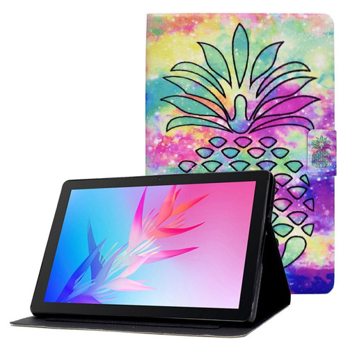 Other - Etui en PU avec support et porte-carte pour Huawei Enjoy Tablet 2/MatePad T 10 9.7 pouces/T 10S 10.1 pouces/Pad X6 9.7 pouces - Ananas coloré Other  - Accessoire Tablette