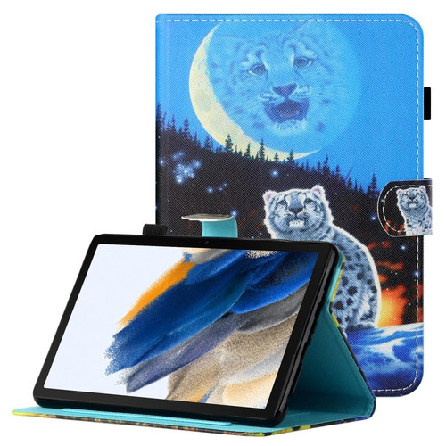 Other - Etui en PU avec support et porte-carte tigre pour votre Samsung Galaxy Tab A8 10.5 (2021) X205/X200 Other  - Accessoire Tablette