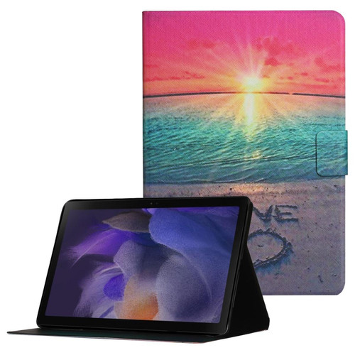 Other - Etui en PU avec support et porte-cartes Lever du soleil pour votre Samsung Galaxy Tab A8 (2021) SM-X200/SM-X205 Other  - Accessoire Tablette