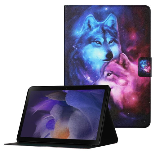 Other - Etui en PU avec support et porte-cartes Loups pour votre Samsung Galaxy Tab A8 (2021) SM-X200/SM-X205 Other  - Accessoire Tablette
