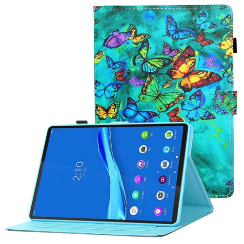 Other - Etui en PU avec support, porte-carte et porte-stylo papillons pour votre Samsung Galaxy Tab A8 10.5 (2021) X205/X200 Other - Accessoire Tablette