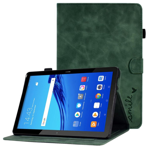 Other - Etui en PU avec support, porte-cartes et porte-stylo pour votre Huawei MediaPad T5 10.1 - vert Other  - Accessoire Tablette