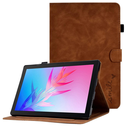 Other - Etui en PU avec support pour Huawei Enjoy Tablet 2/MatePad T 10 9.7 pouces/T 10S 10.1 pouces/Honor Pad 6 10.1-pouces/Pad X6 9.7 pouces - marron Other  - Accessoire Tablette