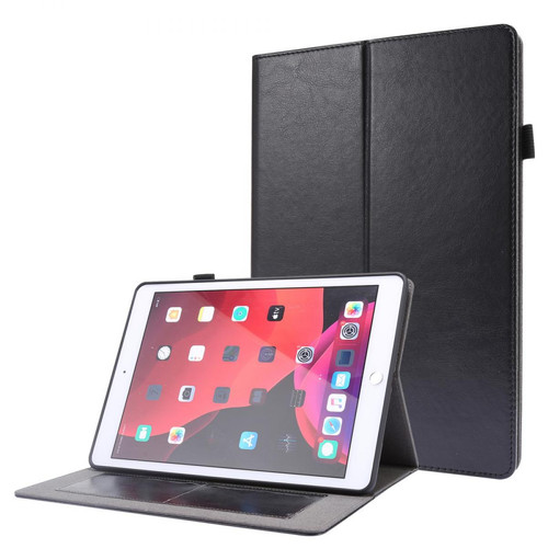 Other - Etui en PU conception à deux volets de texture de cheval fou noir pour votre Apple iPad 10.2 (2020) Other  - Accessoire Tablette