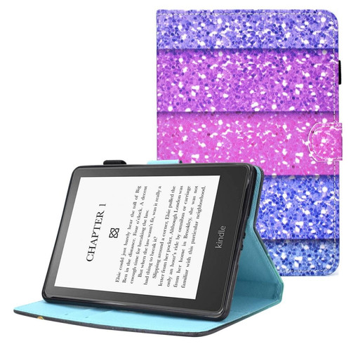 Other - Etui en PU fermeture magnétique avec support et porte-cartes pour votre Amazon Kindle Paperwhite 5 (2021) - Sables mouvants colorés Other  - Kindle paperwhite