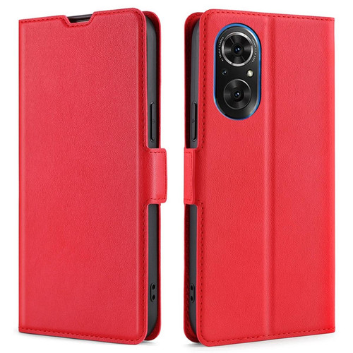 Other - Etui en PU fermeture magnétique ultra fine et puissante avec support rouge pour votre Honor 50 SE Other  - Coque, étui smartphone