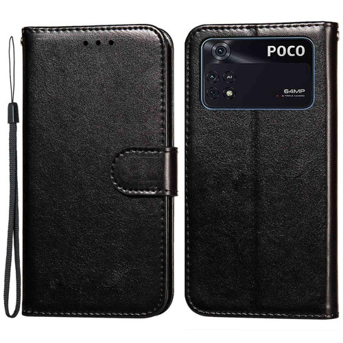Other - Etui en PU fermoir magnétique avec support, couleur noir pour Xiaomi Poco M4 Pro 4G Other  - Coque, étui smartphone