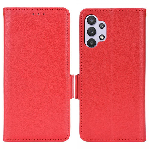Other - Etui en PU fermoir magnétique, texture litchi rouge pour votre Samsung Galaxy A32 5G/M32 5G Other  - Accessoire Smartphone