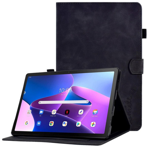 Other - Etui en PU fonction d'éveil/veille automatique avec porte-cartes pour votre Lenovo Tab M10 (Gen 3) - noir Other  - Accessoire Tablette