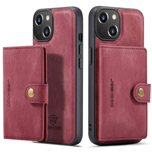 Other - Etui en PU JEEHOOD détachable 2-en-1 avec béquille pour votre iPhone 14 - rouge Other  - Accessoire Smartphone