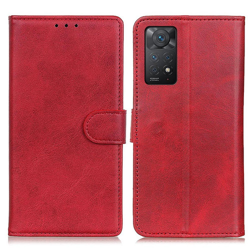 Other - Etui en PU magnétique avec support, rouge pour votre Xiaomi Redmi Note 11 Pro 5G (Qualcomm)/Redmi Note 11 Pro 4G (MediaTek) Other  - Marchand Magunivers