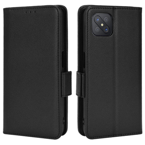 Other - Etui en PU magnétique, texture litchi, surface avec support, noir pour votre Oppo A92s/Reno4 Z 5G Other  - Accessoire Smartphone
