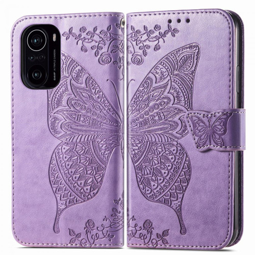 Other - Etui en PU Mentions légales Grand papillon violet pour votre Xiaomi Redmi K40 Pro/Redmi K40/Mi 11i/Poco F3 Other  - Coque, étui smartphone