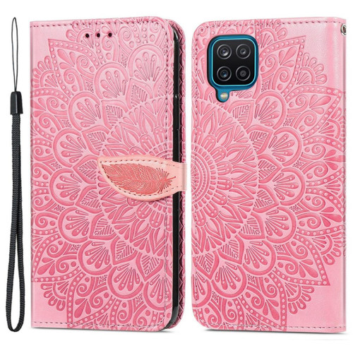 Other - Etui en PU motif ailes de rêve, magnétique, antichoc avec support et sangle rose pour votre Samsung Galaxy A22 4G (EU Version) Other  - Coque, étui smartphone