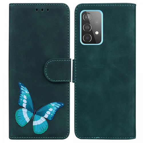 Other - Etui en PU motif grand papillon, antichoc avec support vert pour votre Samsung Galaxy A52 5G/A52 4G/A52s 5G Other  - Accessoire Smartphone