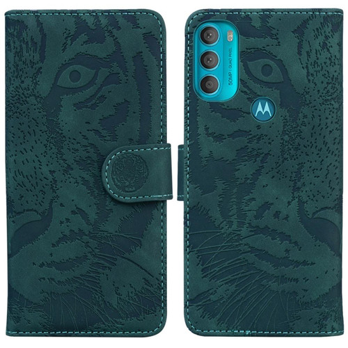 Other - Etui en PU motif tigre avec support vert pour votre Motorola Moto G71 5G Other  - Marchand Magunivers