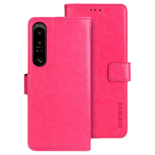 Other - Etui en PU texture crazy horse avec support pour votre Sony Xperia 1 IV 5G - rose Other  - Marchand Magunivers